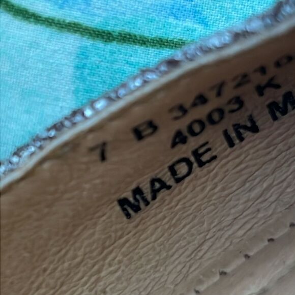 Frye ‘Carson’ Metallic Ballet Flats - 7 B - Picture 8 of 9